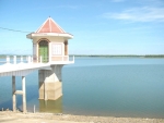Hồ chứa nước Hà Thượng mới được nâng cấp.